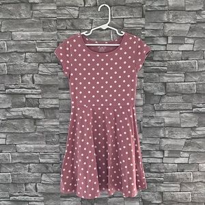 Children's Place Blush Polka Dot Dress